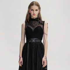 Weaving Maiden Mesh Tank Top - PunkRave