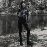 Tomie Turtleneck Top - Printed - PunkRave