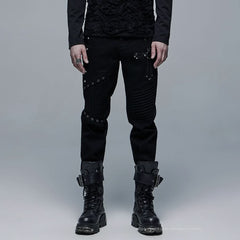 Crucify Studded Trousers - PunkRave