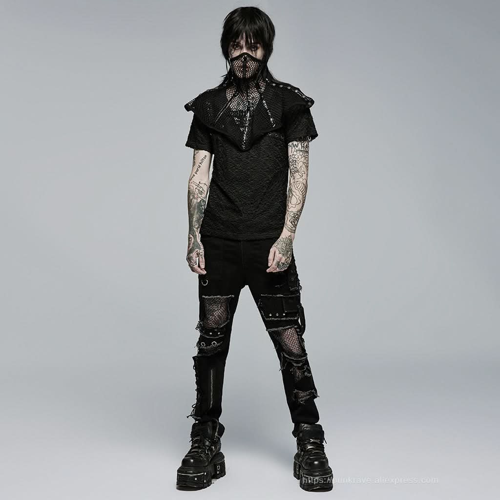 Azathoth Distressed Trousers - PunkRave