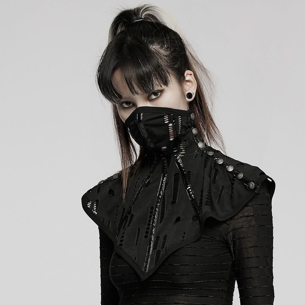 Retrograde Distressed High Collar (Distressed) - PunkRave