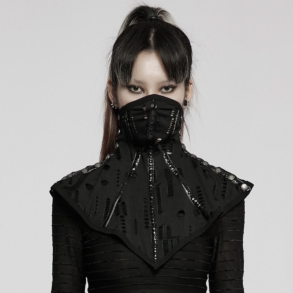 Retrograde Distressed High Collar (Distressed) - PunkRave