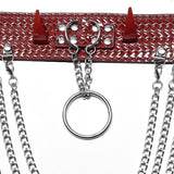 Eclipse Choker (Red) - PunkRave
