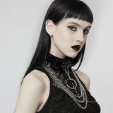 Eclipse Choker (Black) - PunkRave