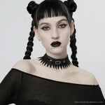 September Fringe Choker - PunkRave