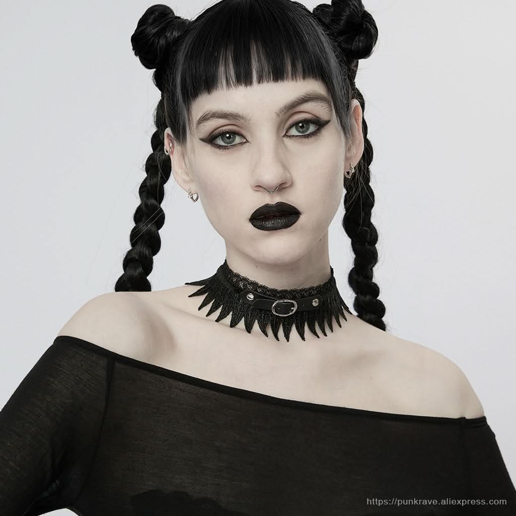 September Fringe Choker - PunkRave