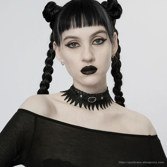 September Fringe Choker - PunkRave
