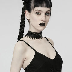 September Fringe Choker - PunkRave