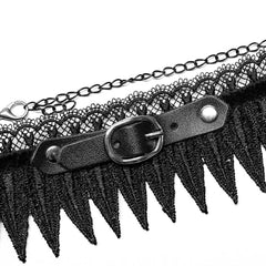 September Fringe Choker - PunkRave