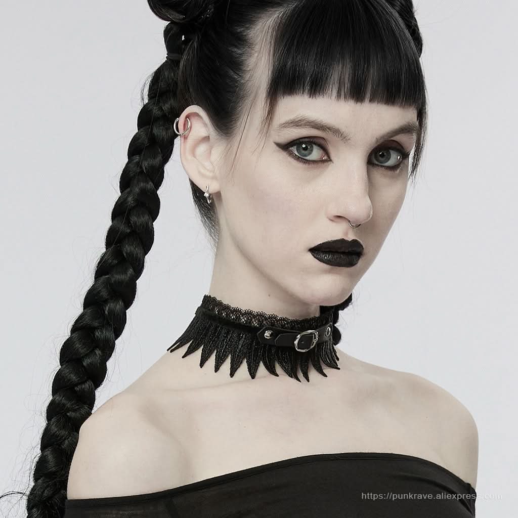 September Fringe Choker - PunkRave