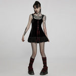 Nausicaa Keyhole Velvet Dress - PunkRave