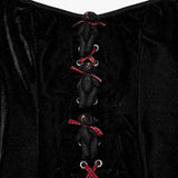 Nausicaa Keyhole Velvet Dress - PunkRave