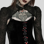 Nausicaa Keyhole Velvet Dress - PunkRave
