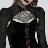 Nausicaa Keyhole Velvet Dress - PunkRave