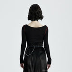 Macabre Crop Top - PunkRave
