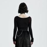 Macabre Crop Top - PunkRave