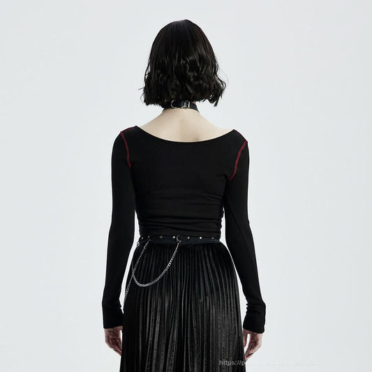 Macabre Crop Top - PunkRave