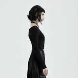 Macabre Crop Top - PunkRave