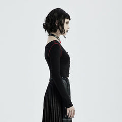 Macabre Crop Top - PunkRave