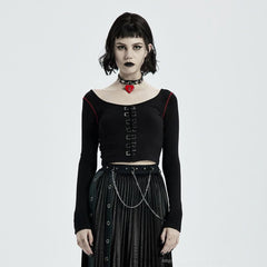 Macabre Crop Top - PunkRave