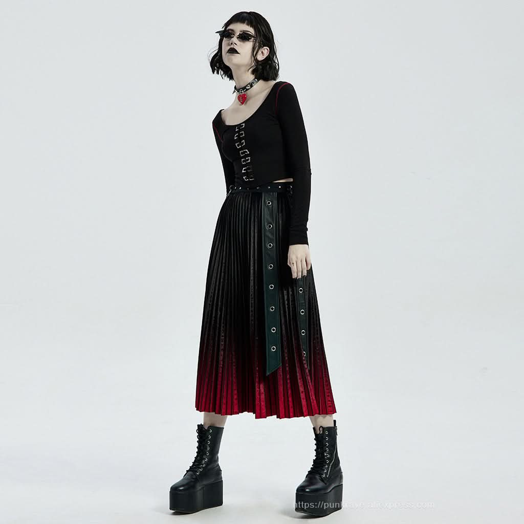 Macabre Crop Top - PunkRave