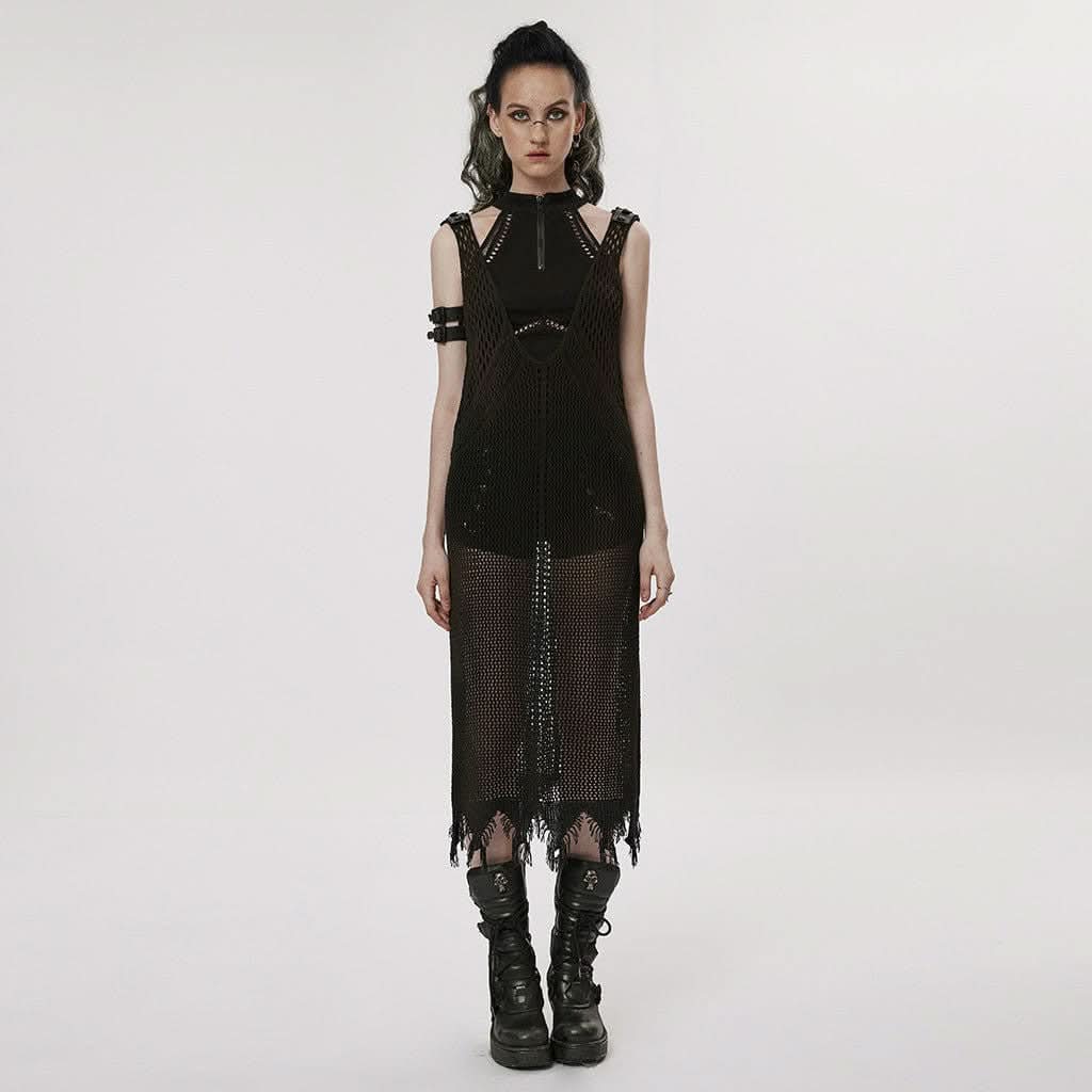 Voodoo Mesh Dress - PunkRave