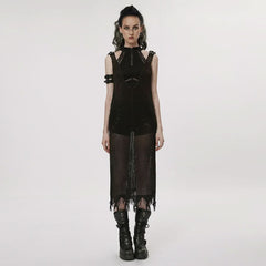 Voodoo Mesh Dress - PunkRave