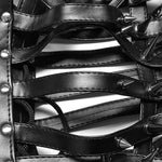 Straitjacket Supermodel Spiked Mask - PunkRave