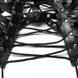 Straitjacket Supermodel Spiked Mask - PunkRave