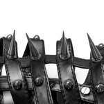 Straitjacket Supermodel Spiked Mask - PunkRave