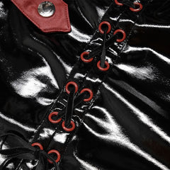 Onyx PU Pencil Skirt - PunkRave