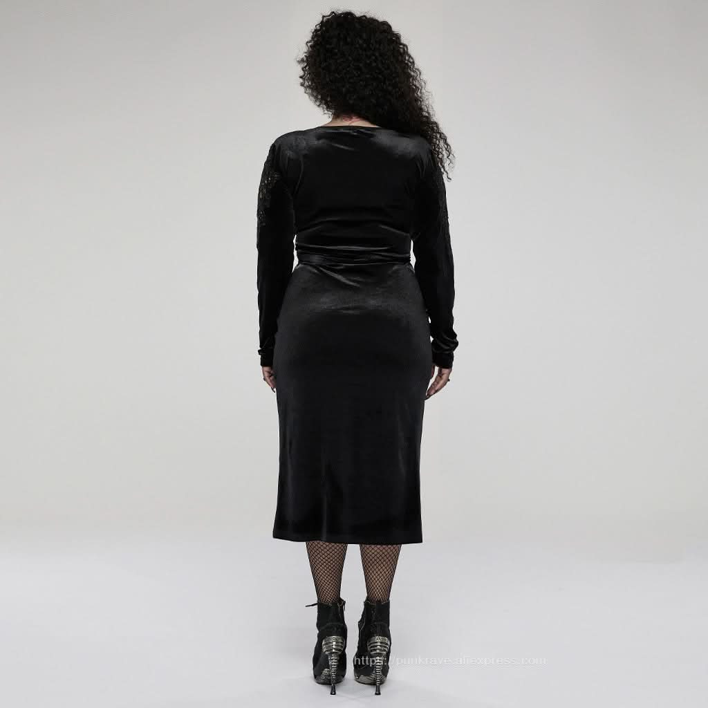 Storm Maiden Velvet Dress - PunkRave