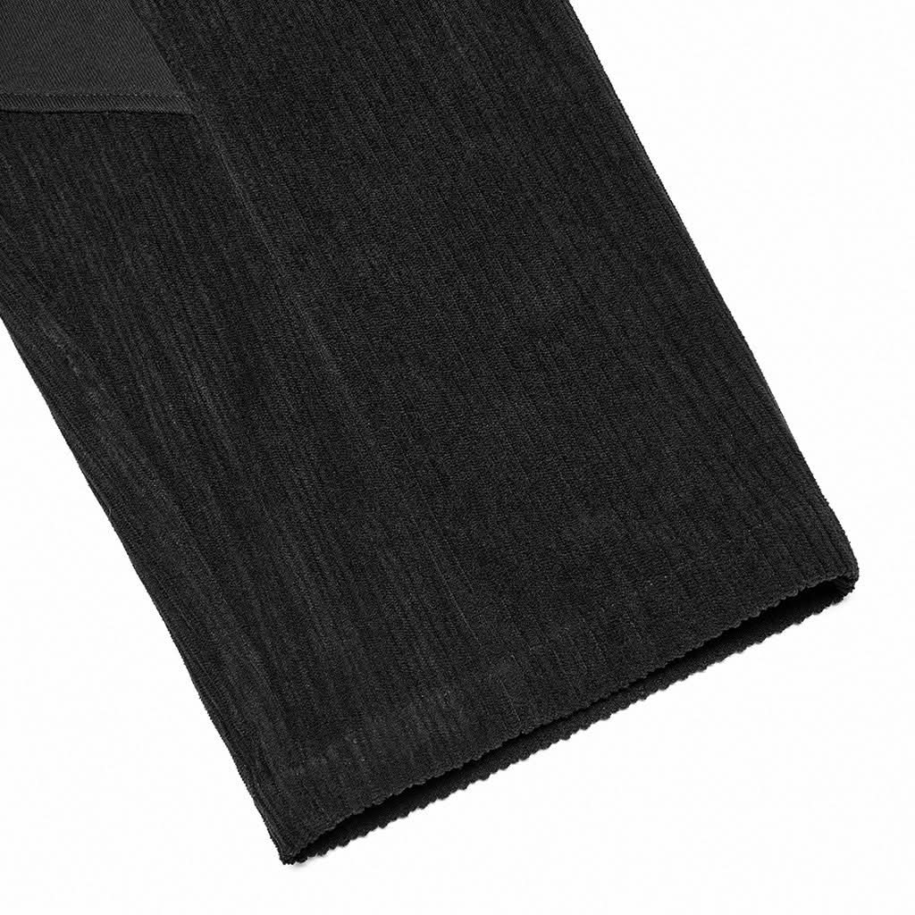 Mutiny Corduroy Trousers - Black - PunkRave