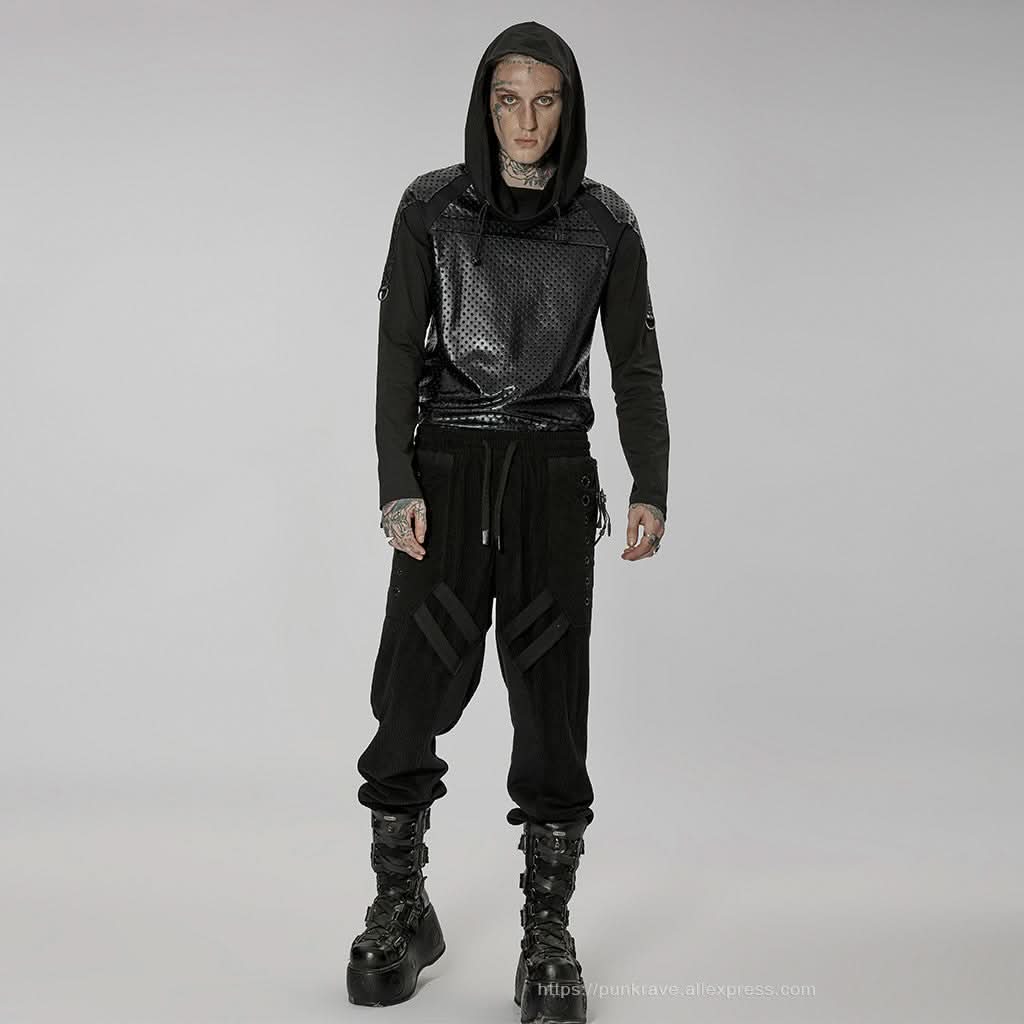 Mutiny Corduroy Trousers - Black - PunkRave