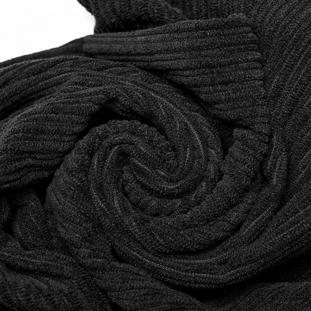Mutiny Corduroy Trousers - Black - PunkRave