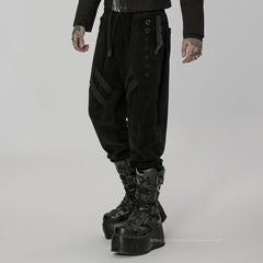 Mutiny Corduroy Trousers - Black - PunkRave