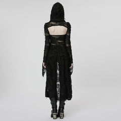 Hecate Distressed Cape Top - PunkRave