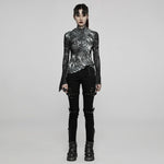 Toxic Addiction Printed Turtleneck - PunkRave