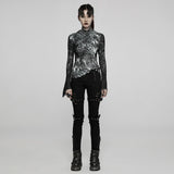 Toxic Addiction Printed Turtleneck - PunkRave