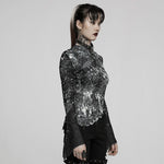 Toxic Addiction Printed Turtleneck - PunkRave