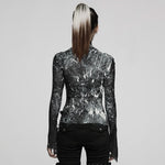 Toxic Addiction Printed Turtleneck - PunkRave