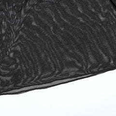 Melinda Sheer Mesh Turtleneck - PunkRave