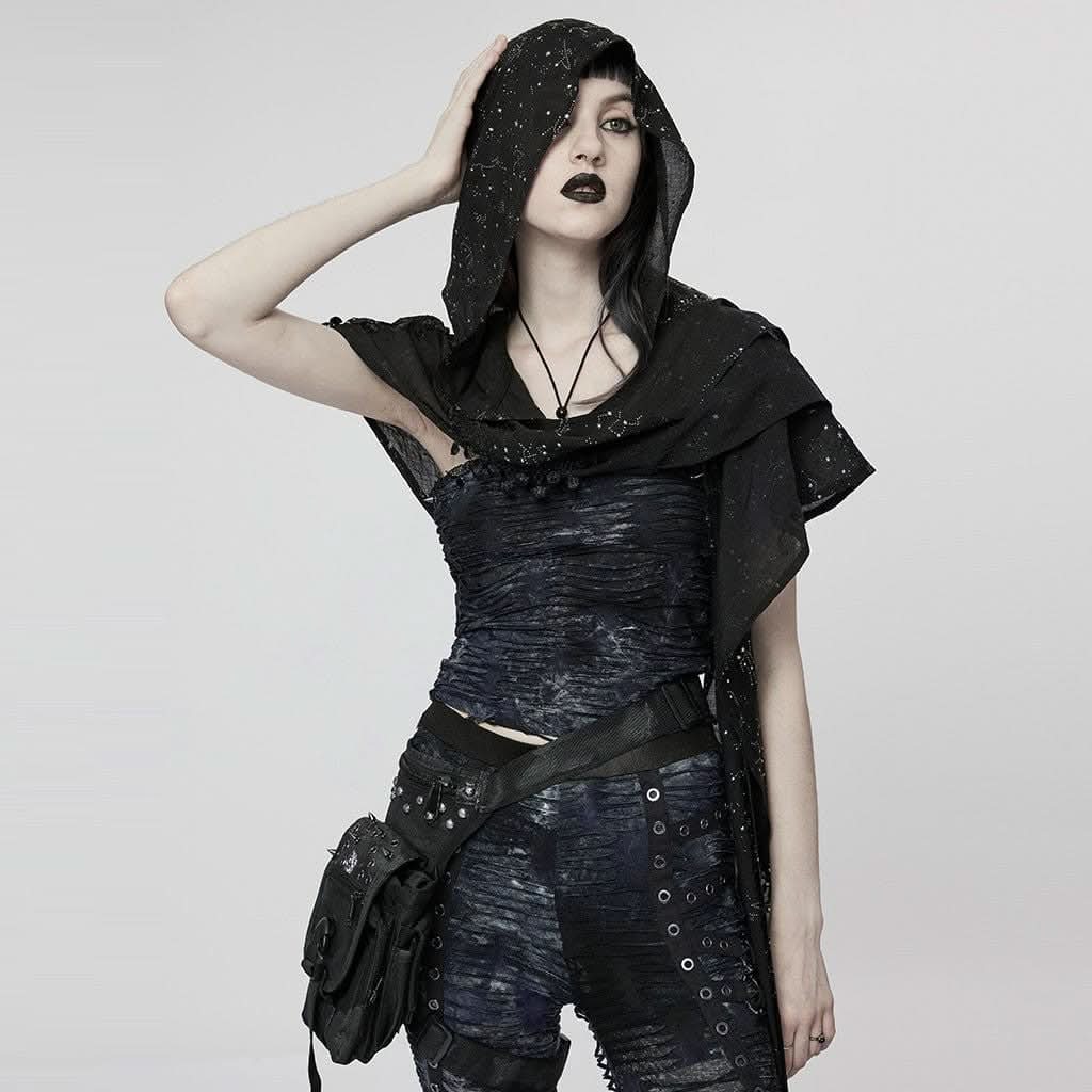 Andromeda Printed Cape - PunkRave