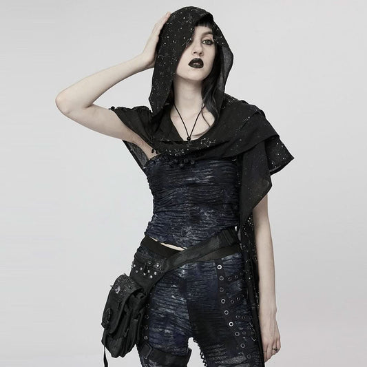 Andromeda Printed Cape - PunkRave
