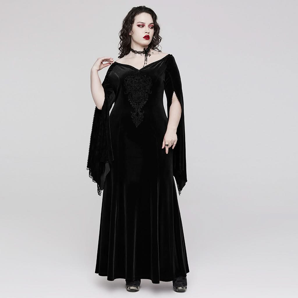 Occult Lace Choker - Black - PunkRave