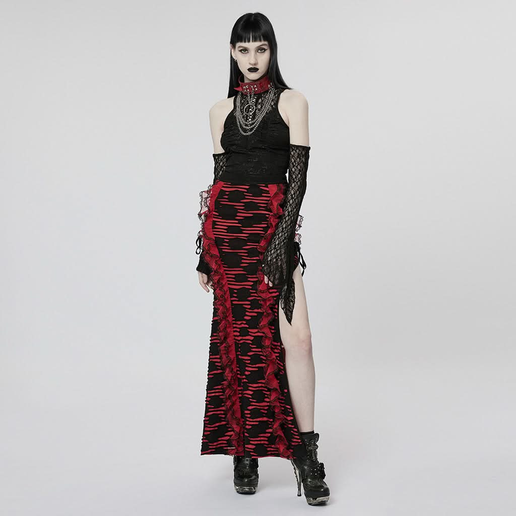 Summer Wine Mesh Halterneck Top - PunkRave