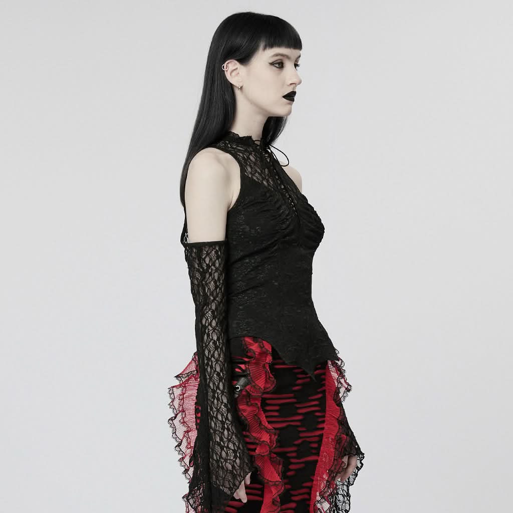 Summer Wine Mesh Halterneck Top - PunkRave