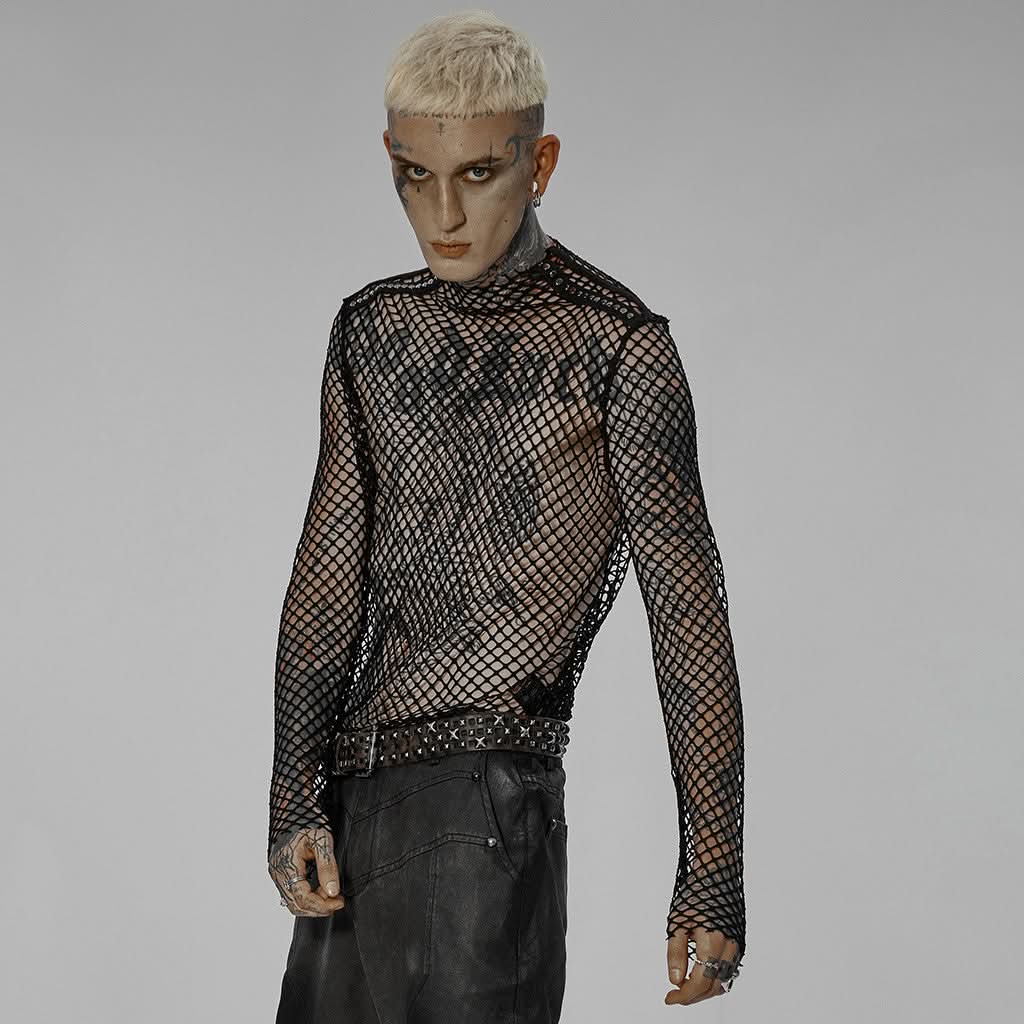 Hollow Mesh Tee - PunkRave