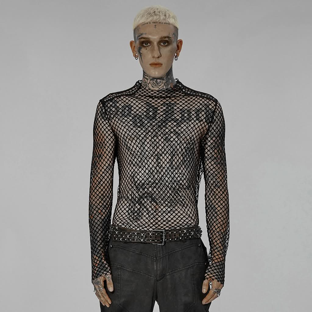 Hollow Mesh Tee - PunkRave