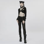 Echo Cropped Mesh Top - PunkRave
